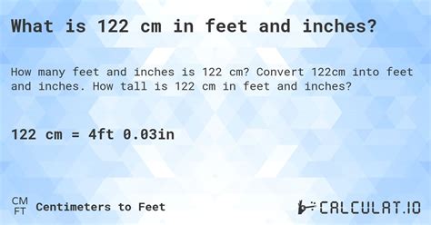 122 Inches In Feet