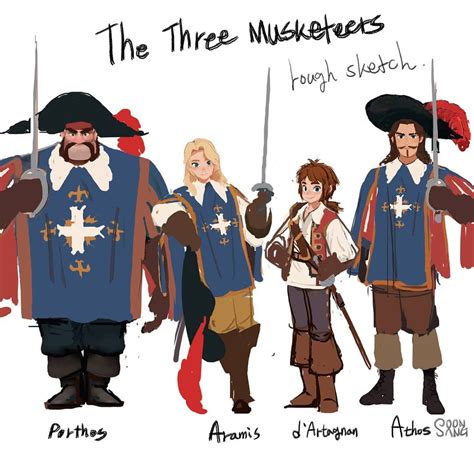 3 Musketeers Names