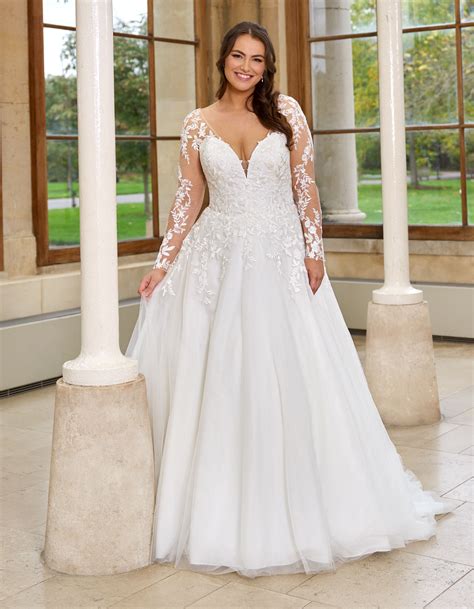 Aline Plus Size Wedding Dresses