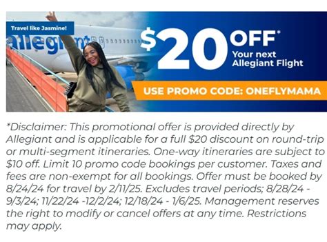 Allegiant Air Promo Code: Save $50 Now!