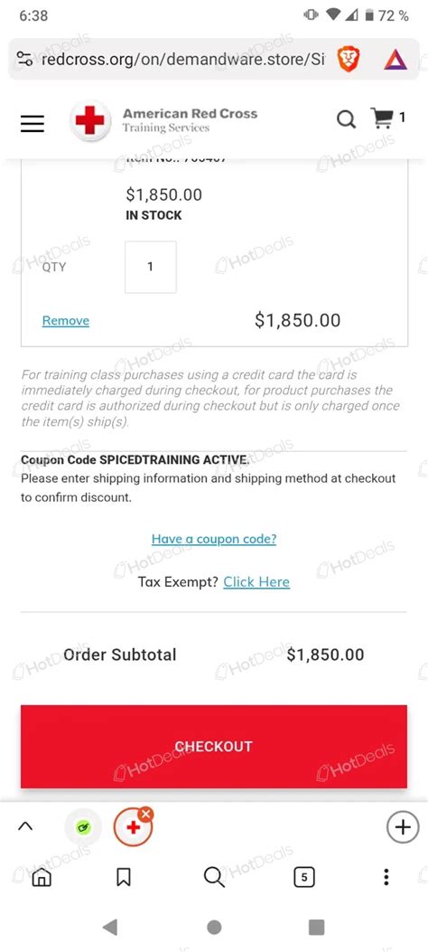 Unlock Big Savings with American Red Cross Coupon Code!