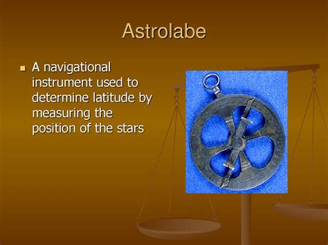 An Instrument Used To Determine Latitude