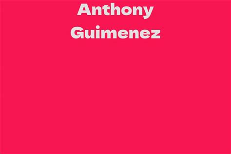 Anthony Guimenez: Unveiling the Career Secrets of a Rising Star