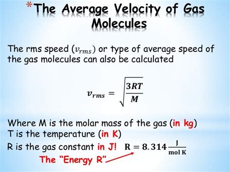 Understanding The Average Speed Of Gases: A Guide For Students