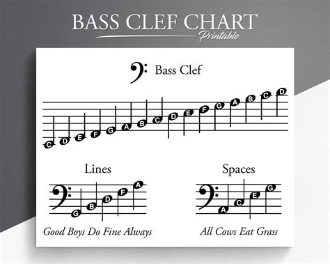 Bass Cleff Notes