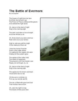 Battle Of Evermore Lyrics Deep Dive And Song Meaning