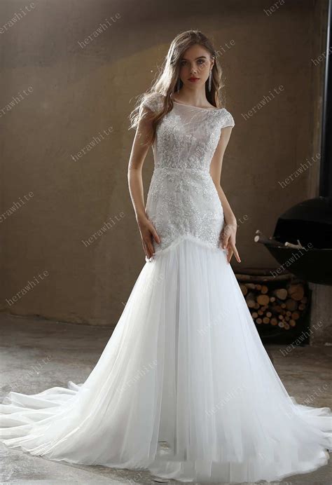 Beaded Mermaid Wedding Dress