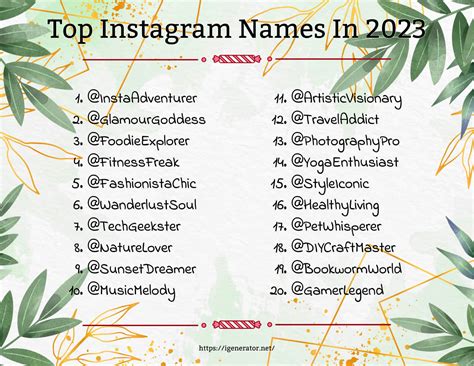 Best Cool Names for Instagram 2023: Find Your Perfect Username Now