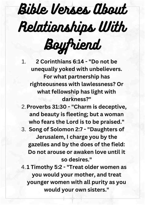 Best Bible Verses About Relationships with Boyfriend: Strengthening Your Bond