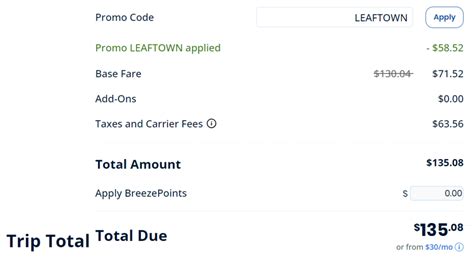 Breeze Airways Promo Code 2023: Best Deals!