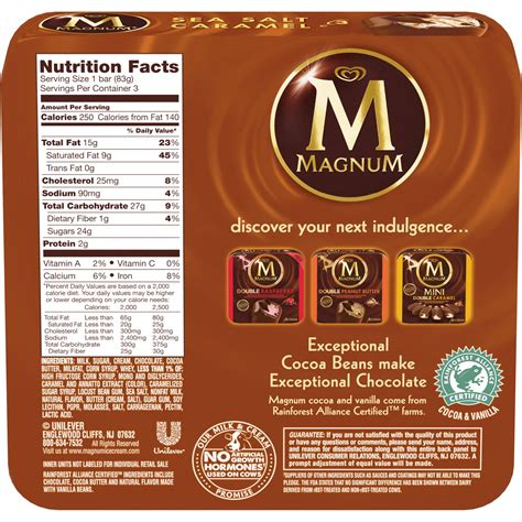 How Many Calories In A Magnum Ice Cream Bar Vs Cone