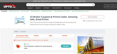 Ce Broker Promo Code: Unlock Exclusive Savings Today