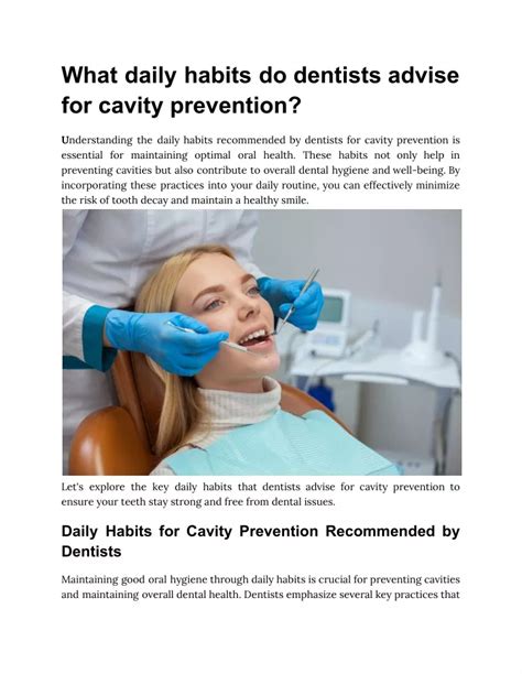 Daily habits for cavity prevention: Top 5 secrets!