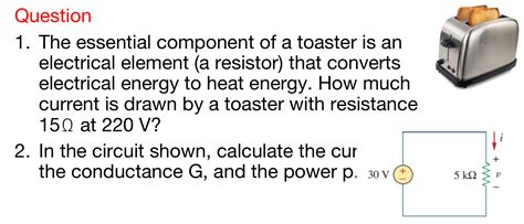 Energy Chain For Toaster