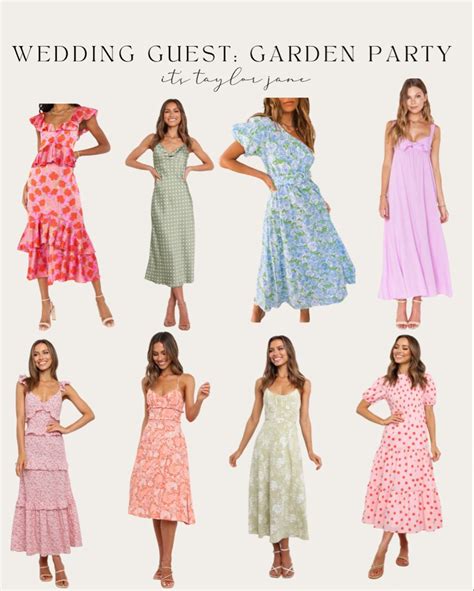 Garden Party Wedding Guest Dress