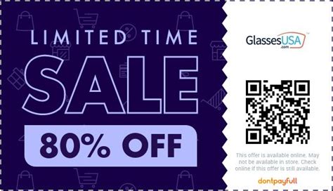 Glasses USA Promo Code: Huge Savings Today!