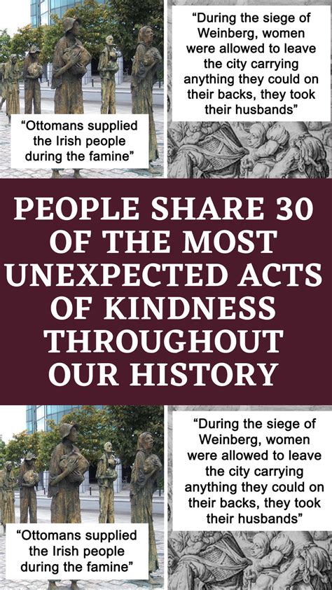 Real Life Examples Of Historical Acts Of Kindness