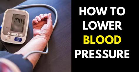 How To Safely Lower Blood Pressure Without Meds