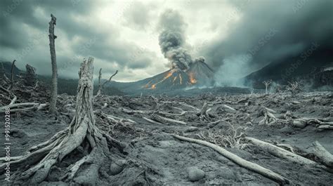 How A Volcanic Eruption Changes Local Landscapes