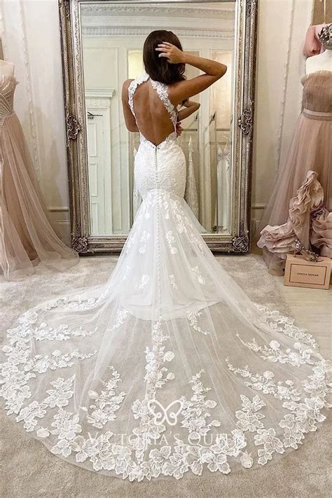 Lace Mermaid Wedding Gown