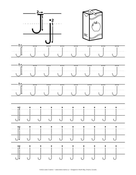 Letter J Activity Sheets To Print And Use