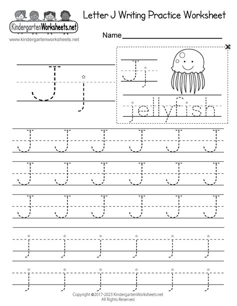 How To Teach The Letter J Writing Practice With Simple Tips