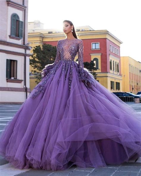 Lilac Wedding Dress