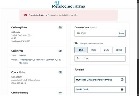 Mendocino Farms Coupon Code: Exclusive Discount!