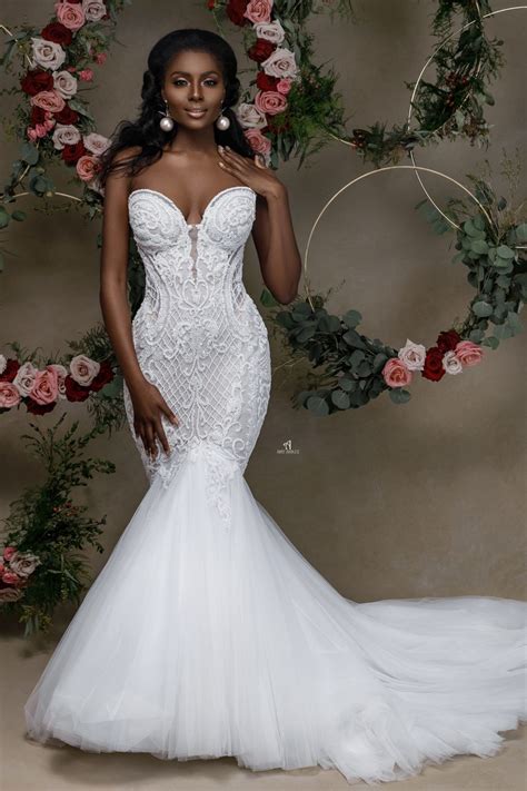 Mermaid Wedding Dress With Beading