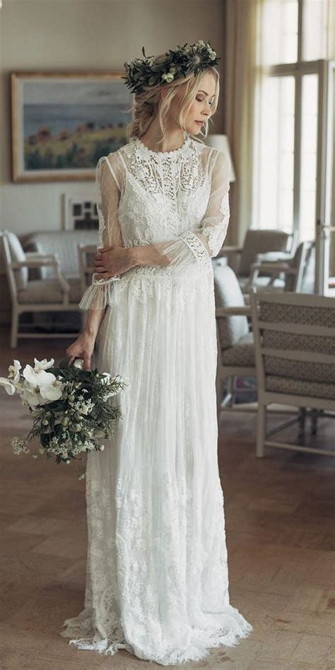 Modest Boho Wedding Dresses