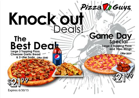 Save Big with Pizza Guys Coupons This Season