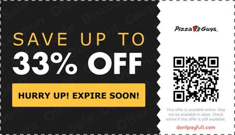 Unlock Exclusive Savings with Pizza Guys Promo Code Today!