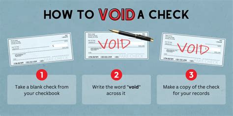 Proper Way To Void A Check Without Messing It Up
