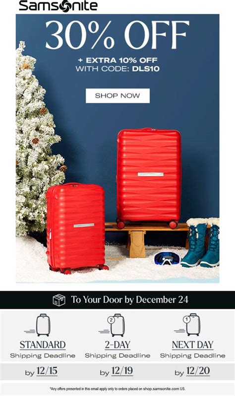 Unlock Exclusive Savings with Your Samsonite Promo Code Today