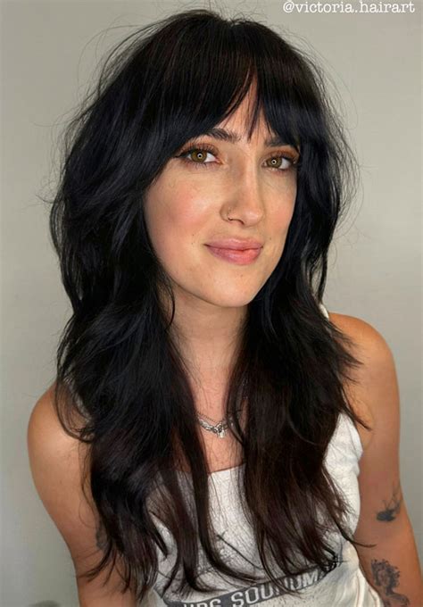Shag Haircut Black