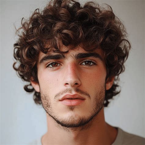 Short Curly Hair Men
