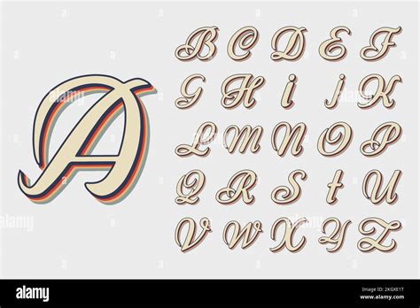 Stylish Alphabet Letters A For Modern Typography