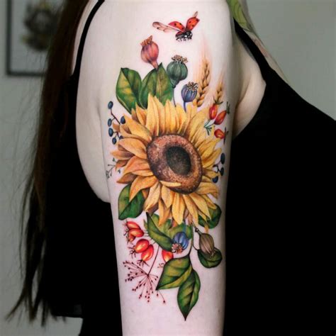 Sunflower Tattoo