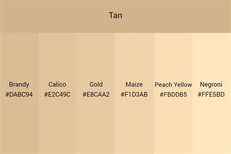 Tan With Black