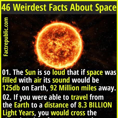 Unusual Facts About Space You Didn't Learn In School