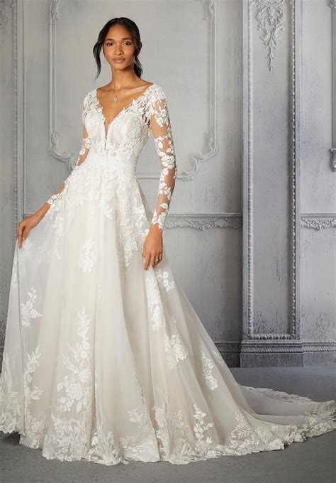 V Neck Bridal Dresses
