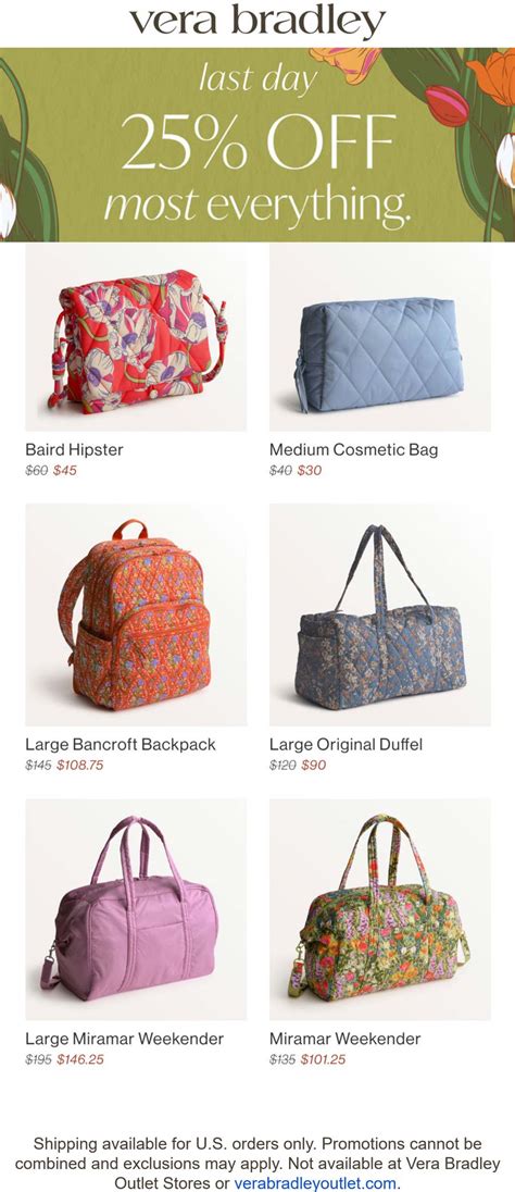 Vera Bradley Promo Code: Unlock Exclusive Savings Today!