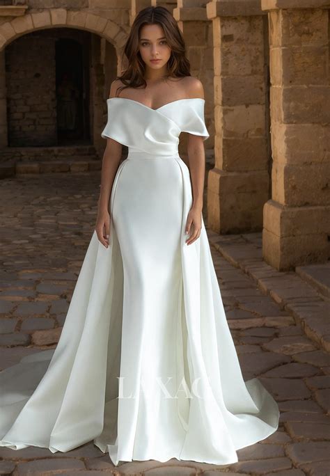 Wedding Dress Off Shoulder Sleeves