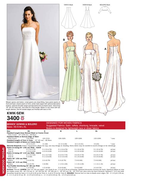 Wedding Dress Patterns