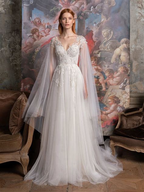 Wedding Dress With Cape