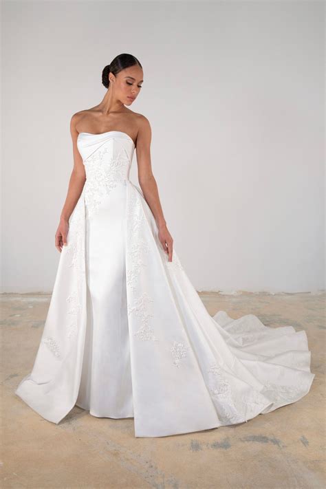 Wedding Dress With Detachable Overskirt