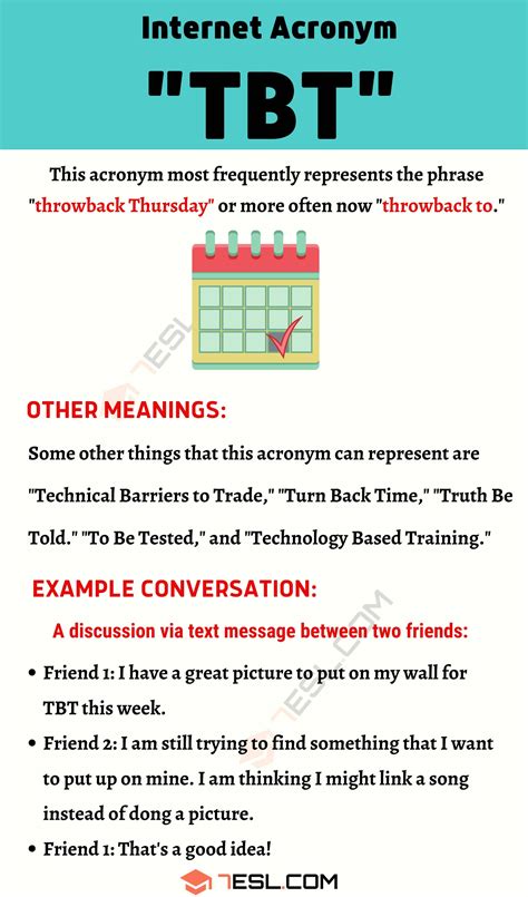 Curious About What TBT Means Discover Its True Meaning Today