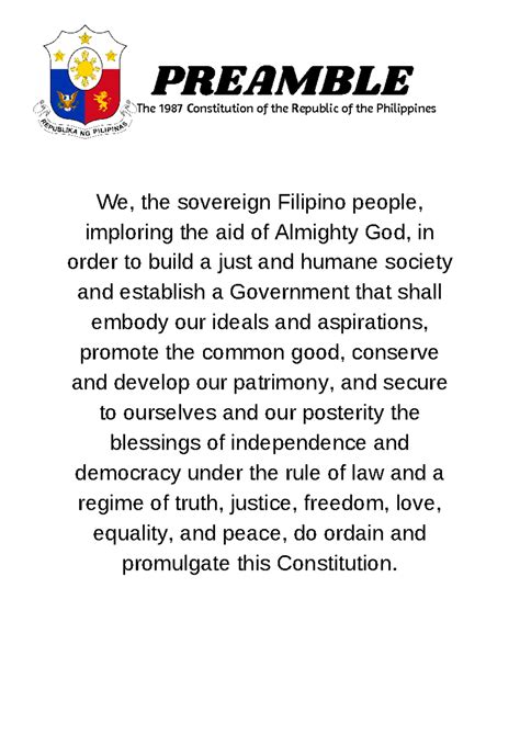 What Is The Preamble
