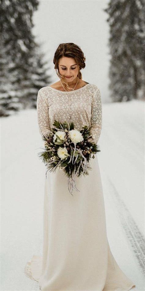 Winter Wedding Dresses With Sleeves