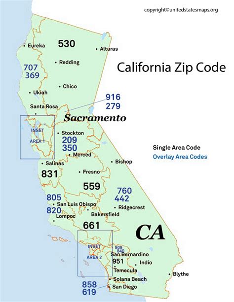 Zip Code United States California